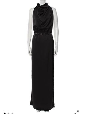 Attico Mock Neck Dress M Sz 4